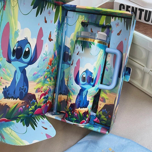 40oz Insulated Tumbler with Handle - Limited Edition Thermos Cup